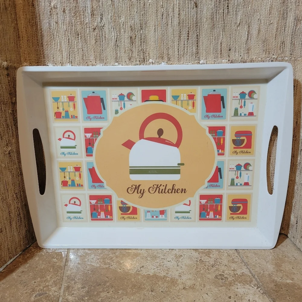 Large Home Essentials Retro MCM Look Melamine 